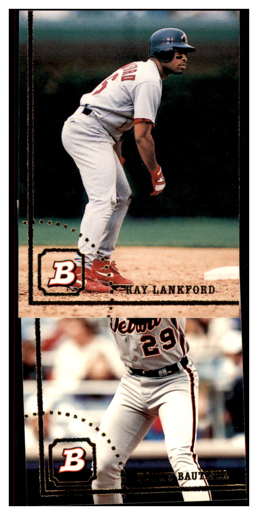 1994 Bowman Ray
  Lankford   St. Louis Cardinals Baseball
  Card BOWV3 simple Xclusive Collectibles   