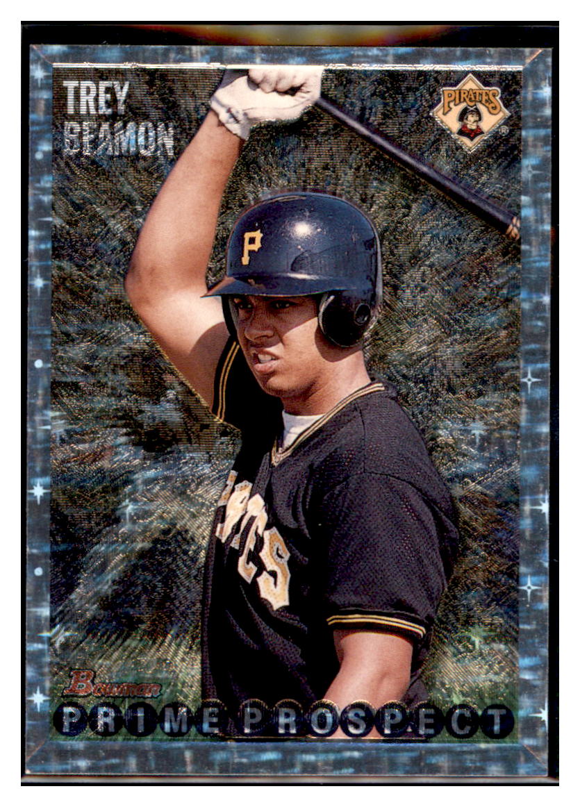 1995 Bowman Trey Beamon Silver Foil  Pittsburgh Pirates Baseball Card
  BOWV3 simple Xclusive Collectibles   