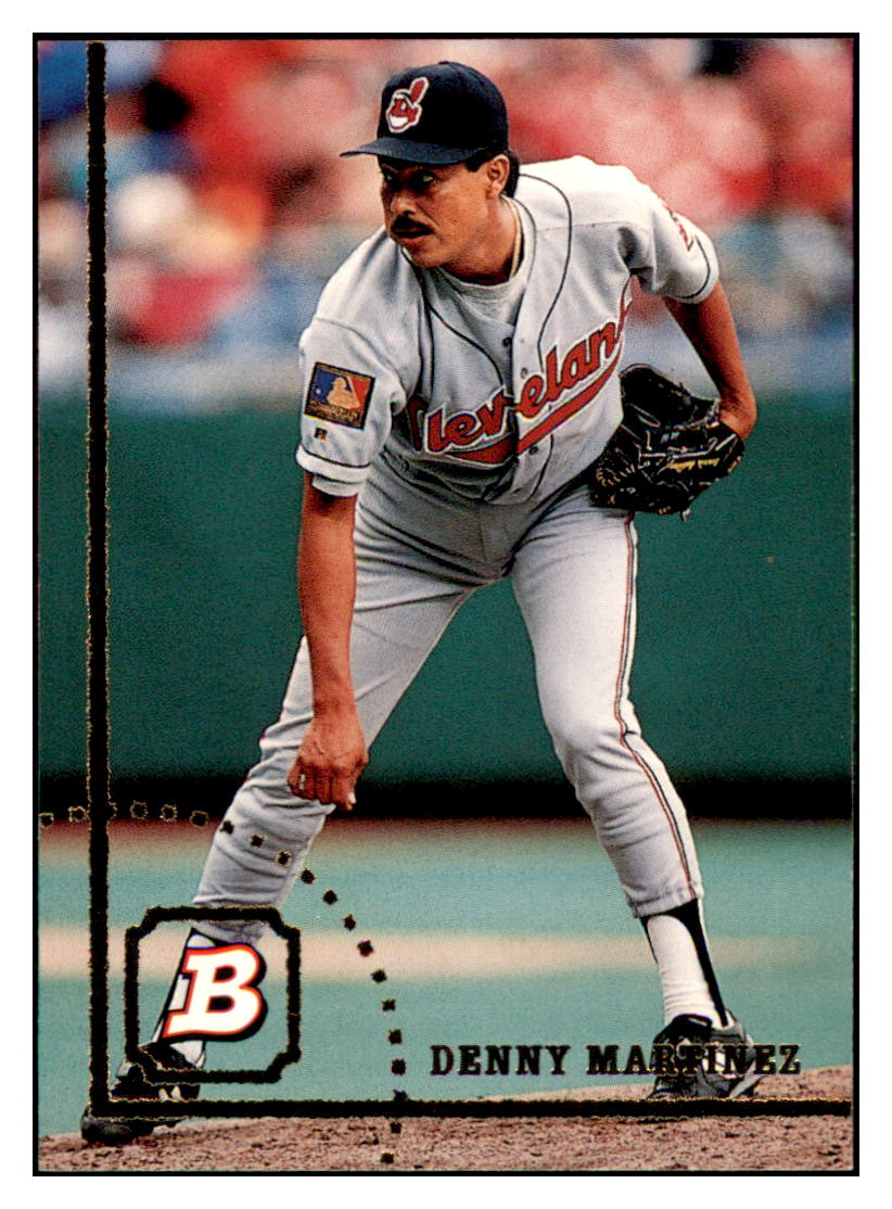 1994 Bowman Denny
  Martinez   Cleveland Indians Baseball
  Card BOWV3 simple Xclusive Collectibles   