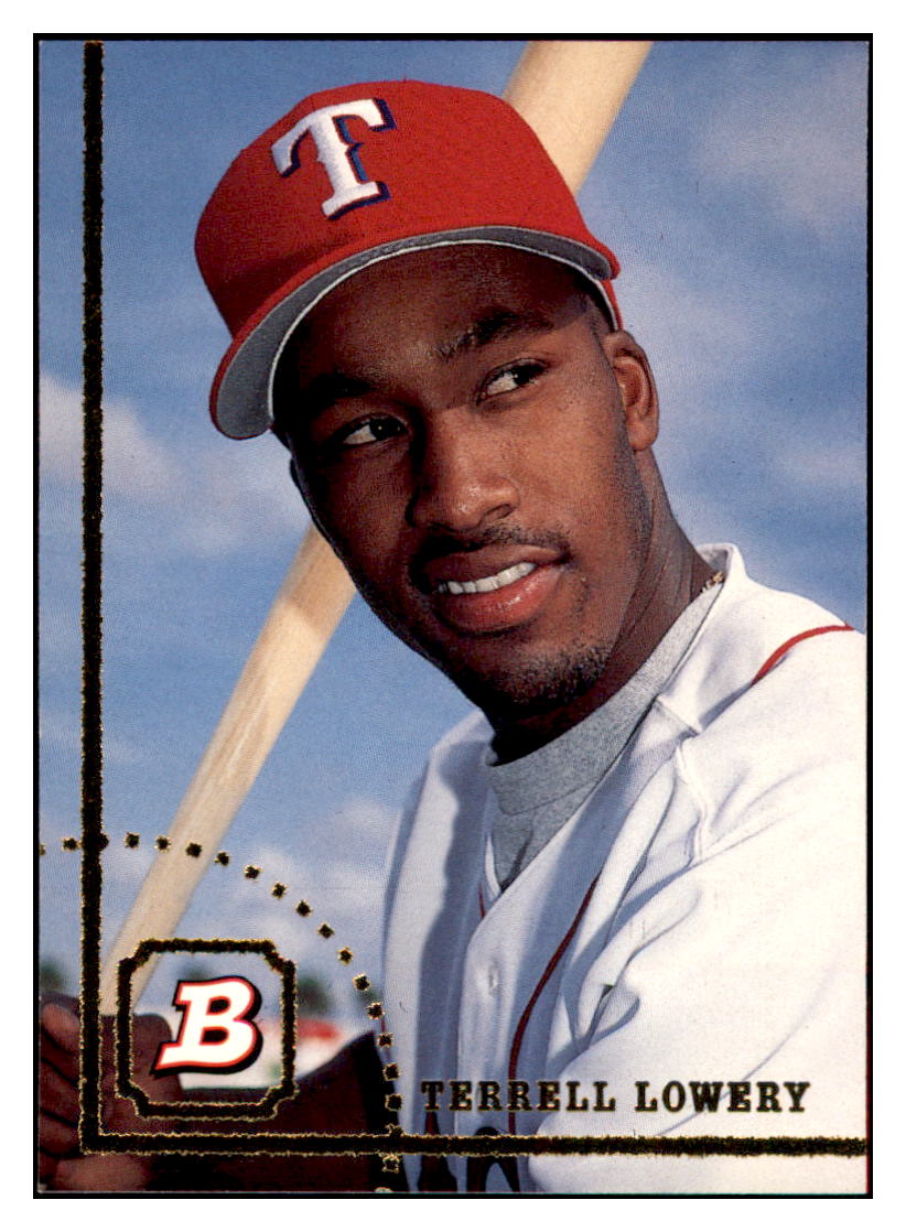1994 Bowman Terrell
  Lowery   Texas Rangers Baseball Card
  BOWV3 simple Xclusive Collectibles   