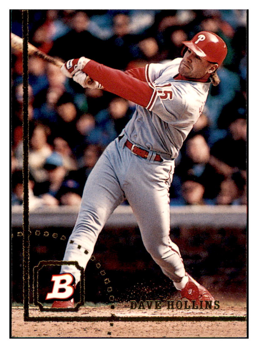 1994 Bowman Dave
  Hollins   Philadelphia Phillies
  Baseball Card BOWV3 simple Xclusive Collectibles   
