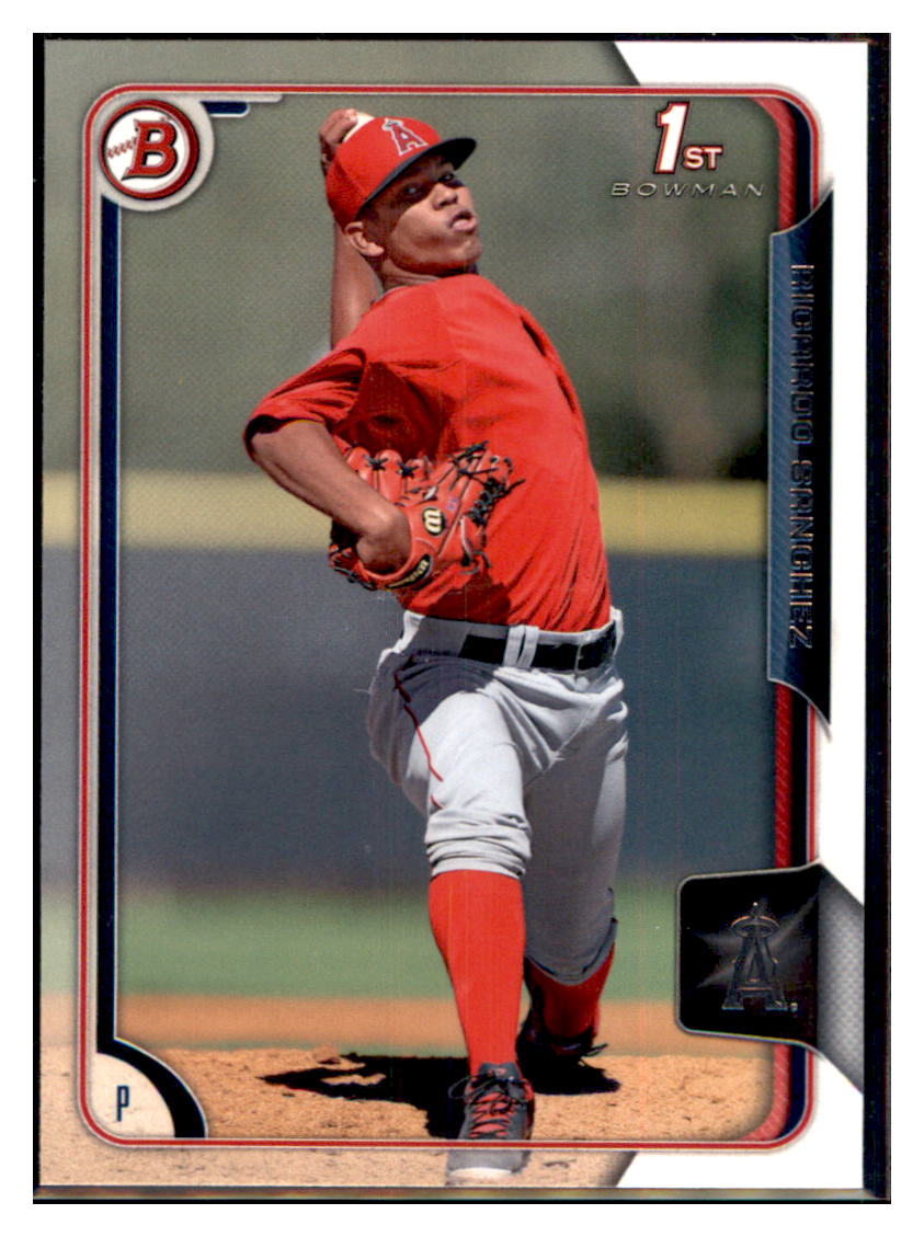 2015 Bowman Ricardo Sanchez
  Prospects  Los Angeles Angels Baseball
  Card BOWV3 simple Xclusive Collectibles   