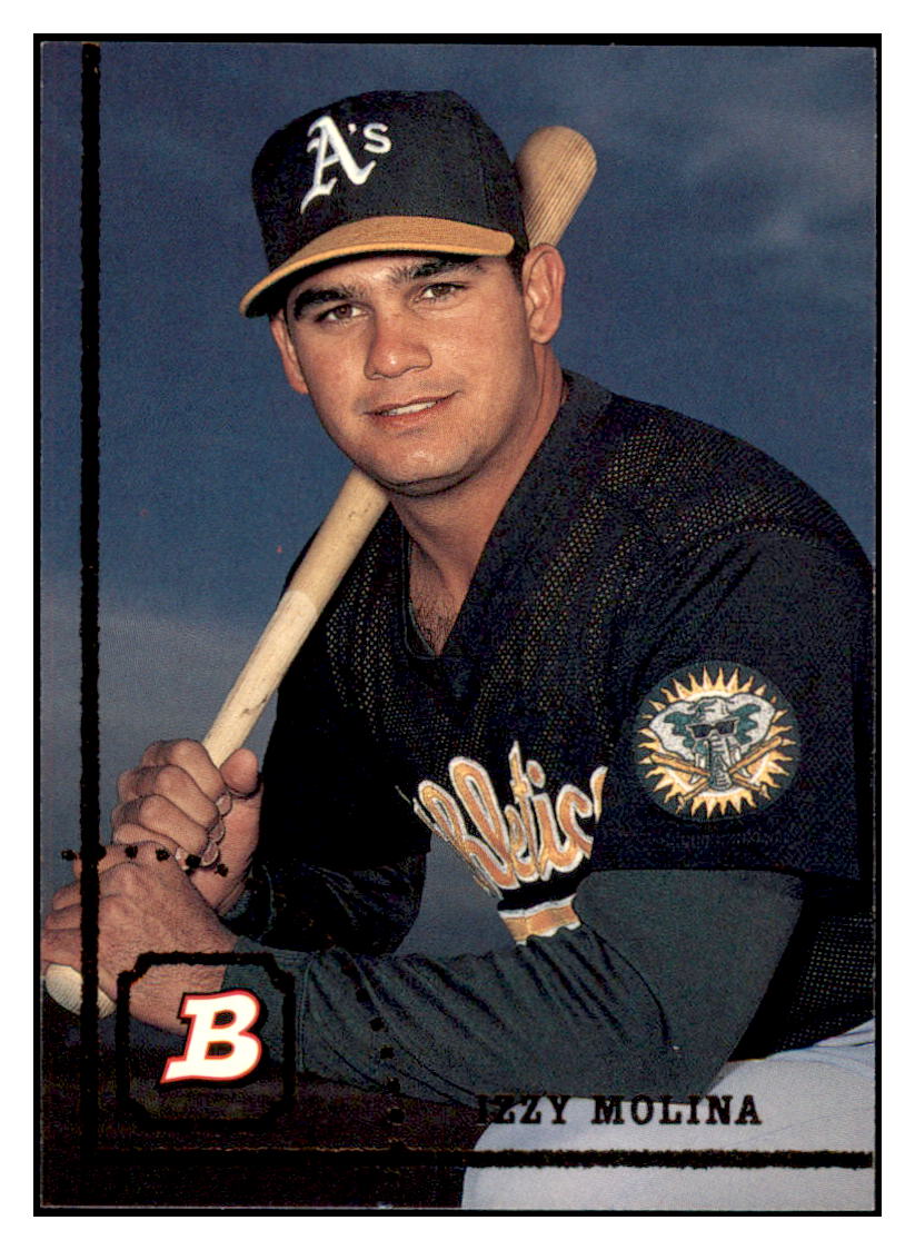 1994 Bowman Izzy Molina   RC Oakland Athletics Baseball Card BOWV3 simple Xclusive Collectibles   