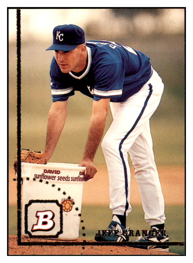1994 Bowman Jeff
  Granger   Kansas City Royals Baseball
  Card BOWV3 simple Xclusive Collectibles   