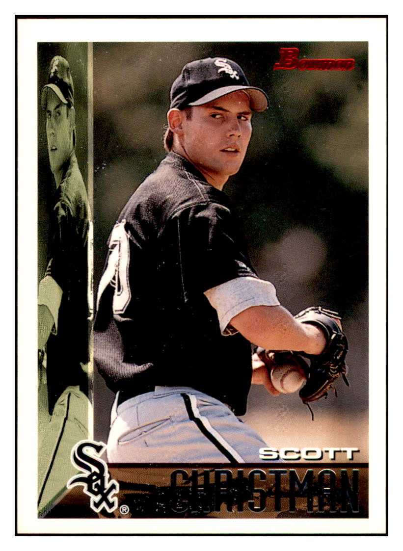 1995 Bowman Scott
  Christman   Chicago White Sox Baseball
  Card BOWV3 simple Xclusive Collectibles   