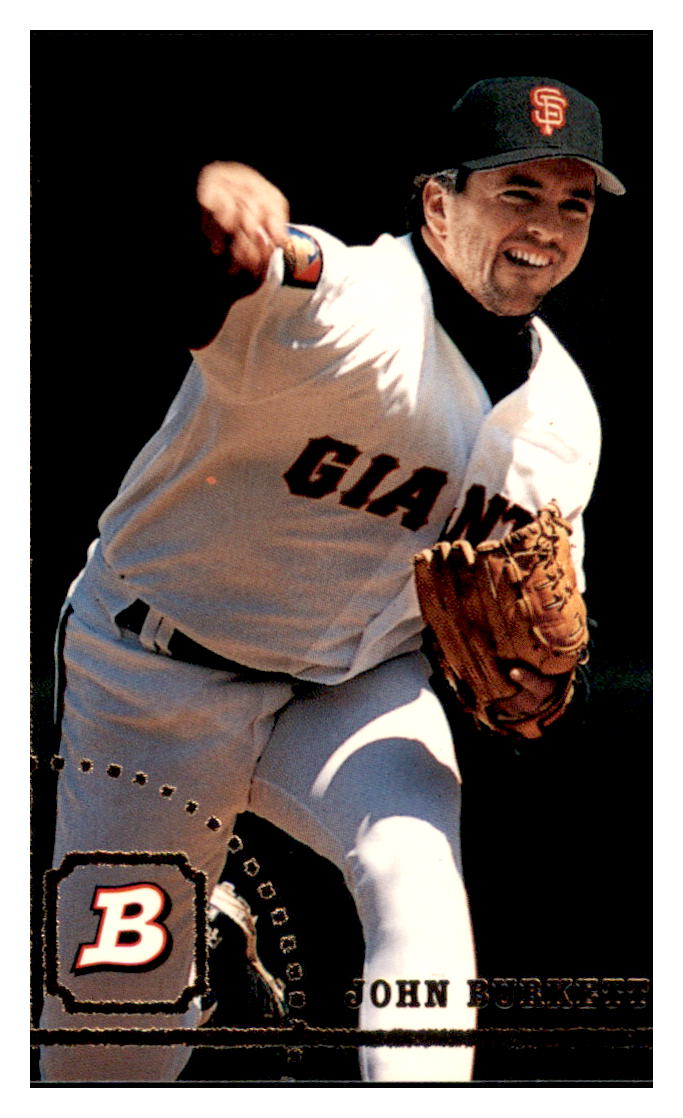 1994 Bowman John
  Burkett   San Francisco Giants Baseball
  Card BOWV3 simple Xclusive Collectibles   