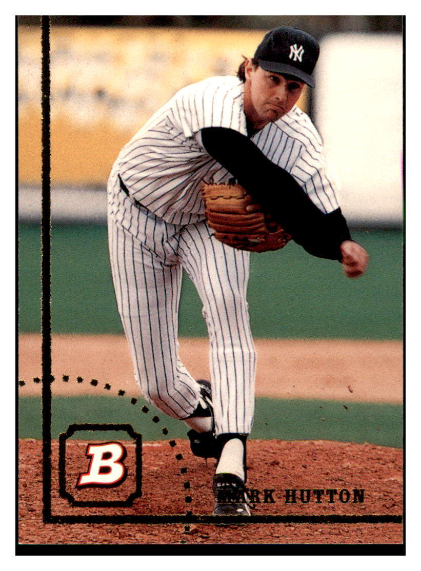 1994 Bowman Mark Hutton   New York Yankees Baseball Card BOWV3 simple Xclusive Collectibles   