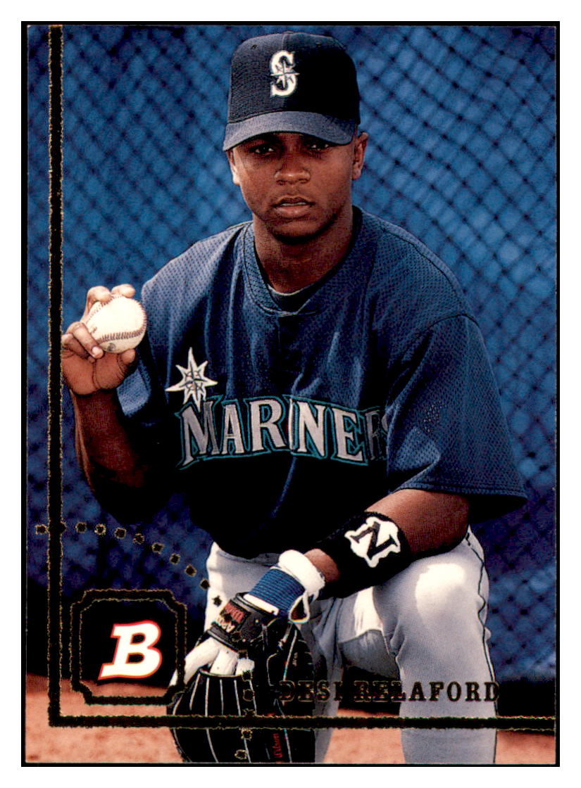 1994 Bowman Desi
  Relaford   Seattle Mariners Baseball
  Card BOWV3 simple Xclusive Collectibles   