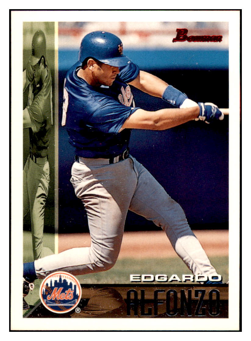1995 Bowman Edgardo
  Alfonzo   New York Mets Baseball Card
  BOWV3 simple Xclusive Collectibles   