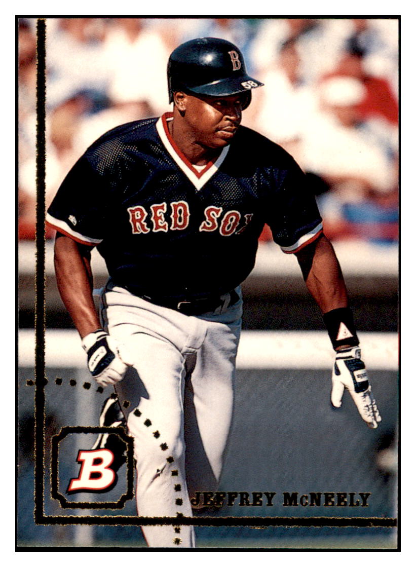 1994 Bowman Jeff
  McNeely   Boston Red Sox Baseball Card
  BOWV3 simple Xclusive Collectibles   