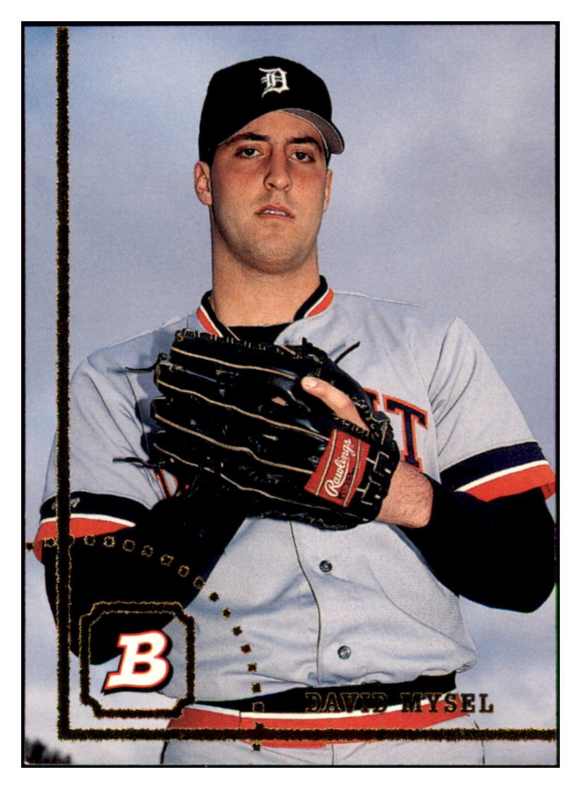 1994 Bowman David Mysel   Detroit Tigers Baseball Card BOWV3 simple Xclusive Collectibles   