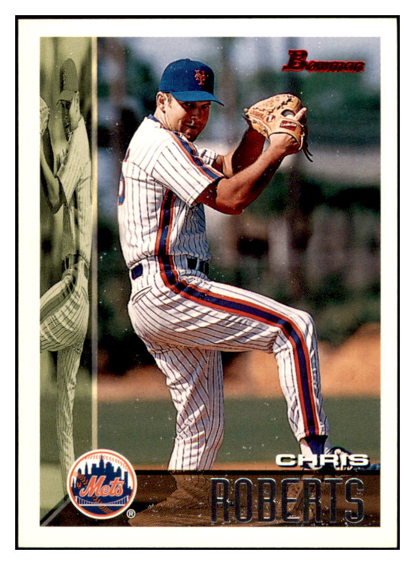 1995 Bowman Chris
  Roberts   New York Mets Baseball Card
  BOWV3 simple Xclusive Collectibles   