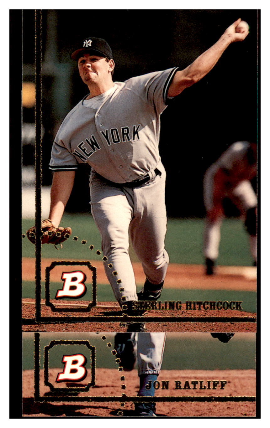 1994 Bowman Sterling
  Hitchcock   New York Yankees Baseball
  Card BOWV3 simple Xclusive Collectibles   