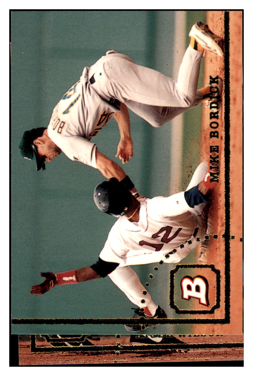 1994 Bowman Mike
  Bordick   Oakland Athletics Baseball
  Card BOWV3 simple Xclusive Collectibles   