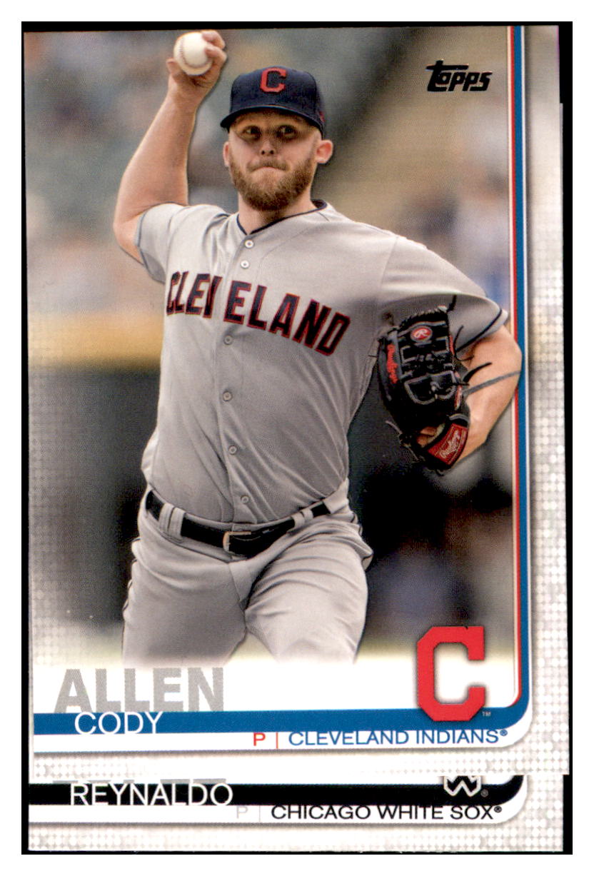 2019 Topps Cody Allen Cleveland Indians Baseball Card NMBU1 simple Xclusive Collectibles   