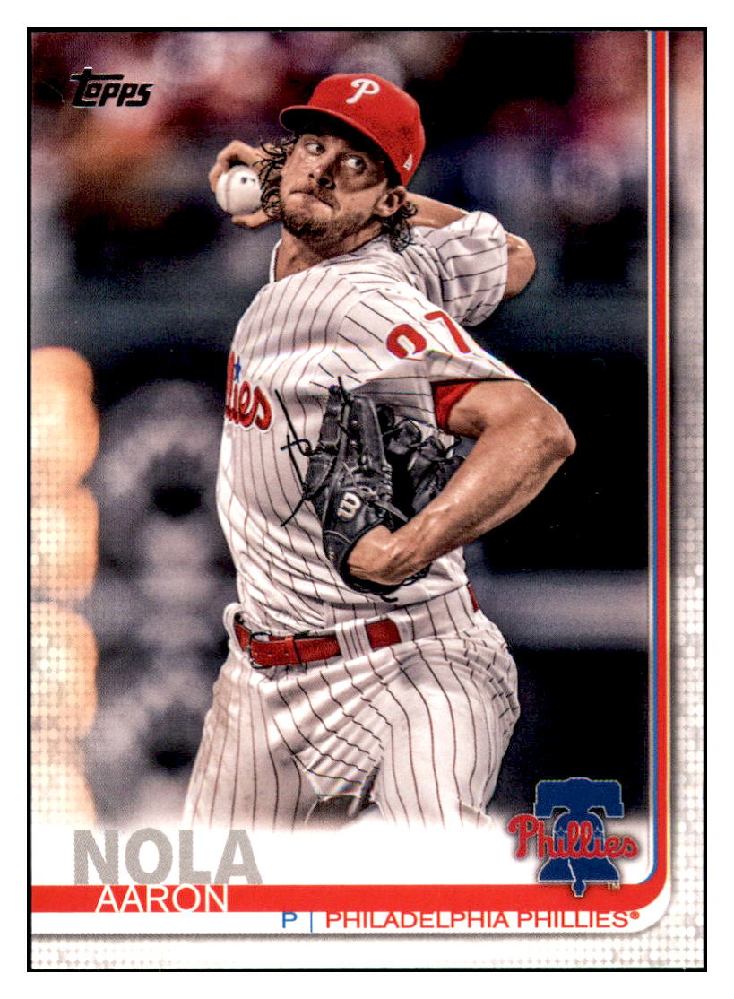 2019 Topps Aaron Nola Philadelphia Phillies Baseball Card NMBU1_1b simple Xclusive Collectibles   