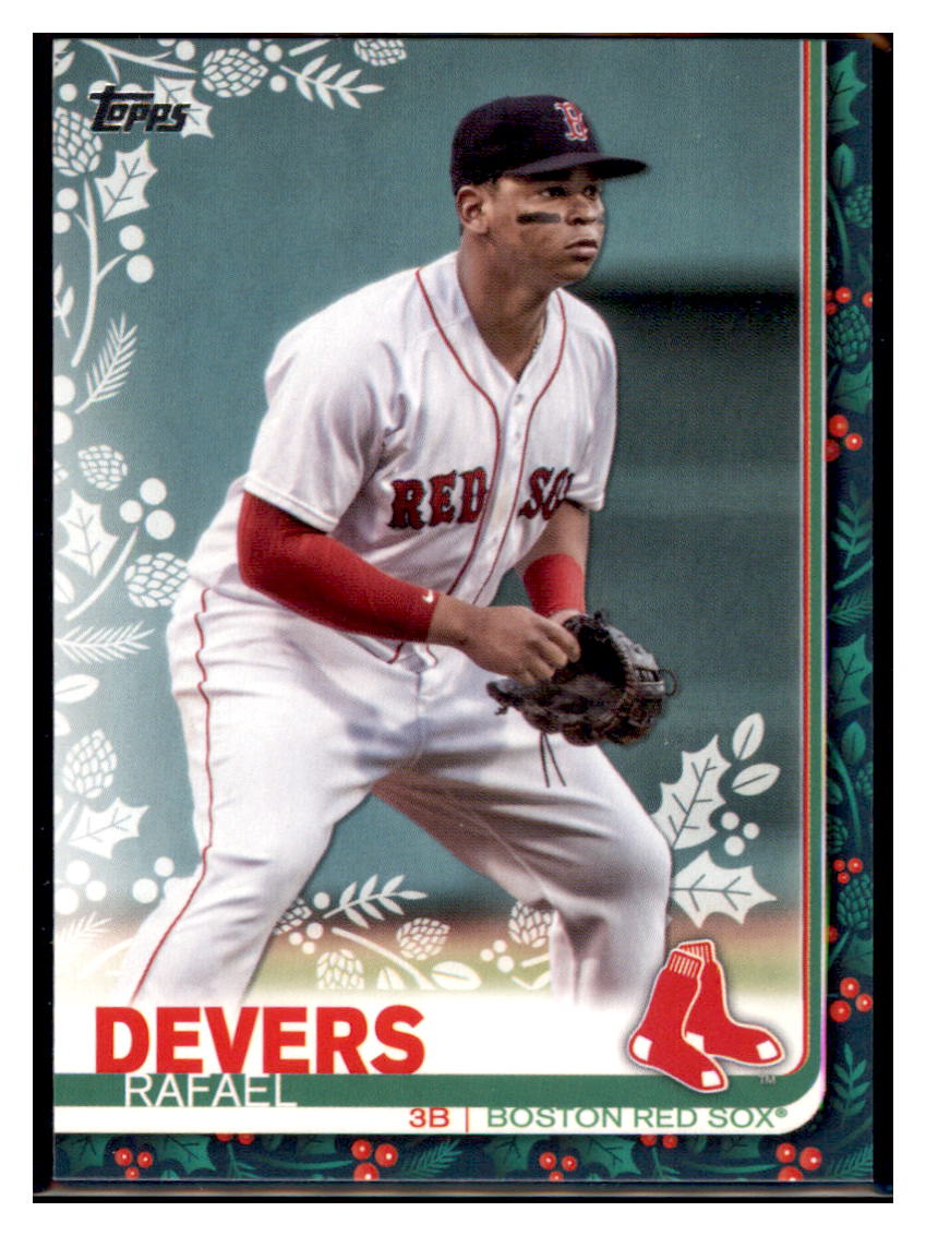 2019 Topps Holiday Rafael
 Devers Boston Red Sox Baseball Card NMBU1 simple Xclusive Collectibles   