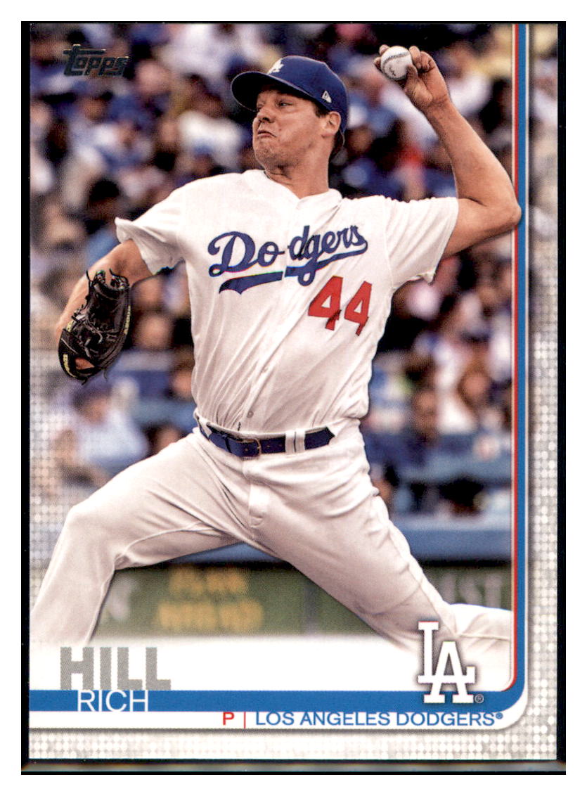 2019 Topps Rich Hill Rainbow
 Foil Los Angeles Dodgers Baseball Card NMBU1 simple Xclusive Collectibles   