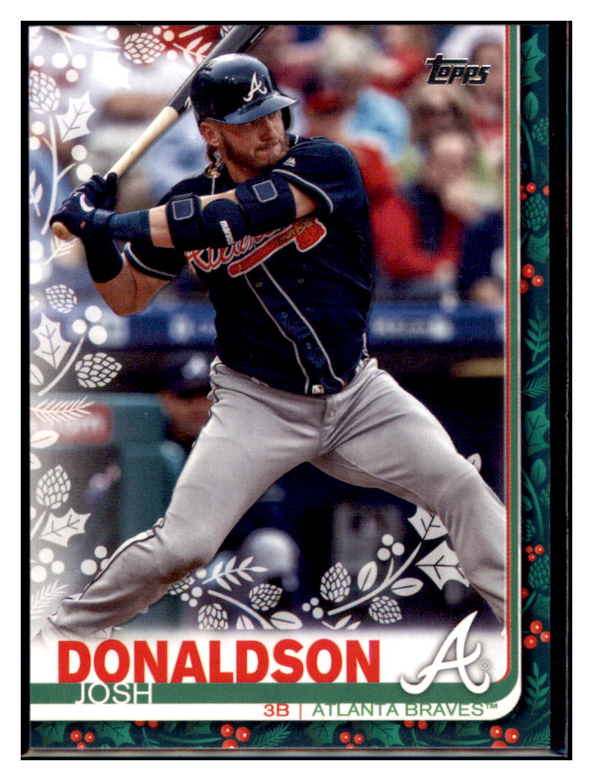 2019 Topps Holiday Josh
 Donaldson Atlanta Braves Baseball Card NMBU1 simple Xclusive Collectibles   