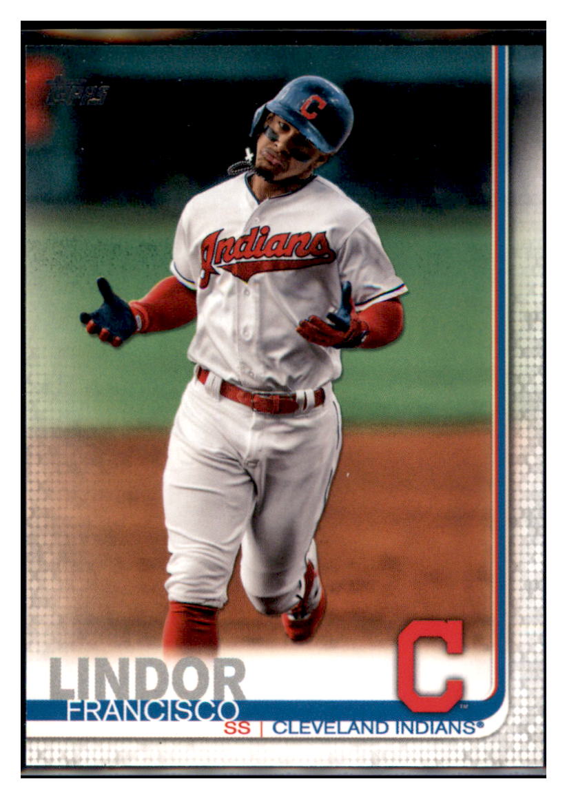 2019 Topps Francisco
 Lindor Cleveland Indians Baseball Card NMBU1 simple Xclusive Collectibles   
