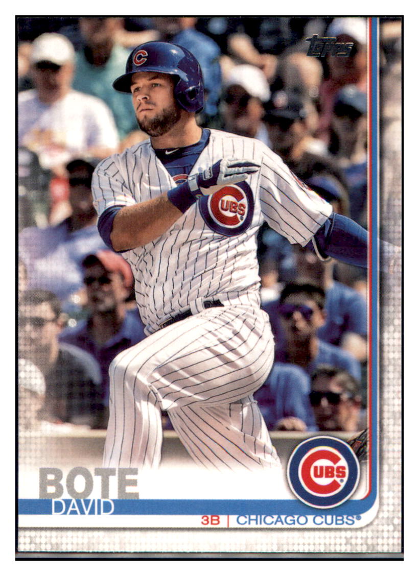 2019 Topps David Bote Chicago Cubs Baseball Card NMBU1_1a simple Xclusive Collectibles   