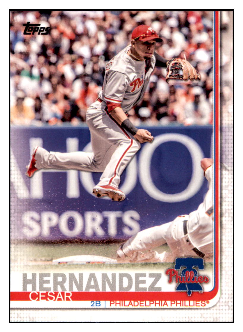 2019 Topps Cesar
 Hernandez Philadelphia Phillies Baseball Card NMBU1 simple Xclusive Collectibles   