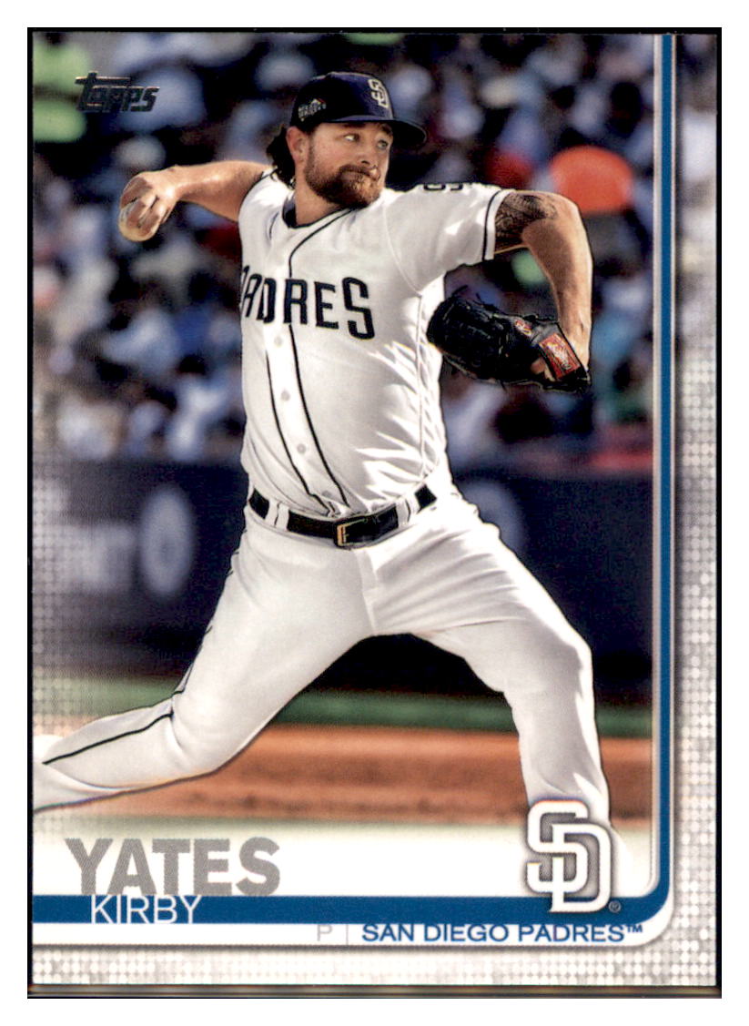 2019 Topps Kirby Yates San Diego Padres Baseball Card NMBU1 simple Xclusive Collectibles   