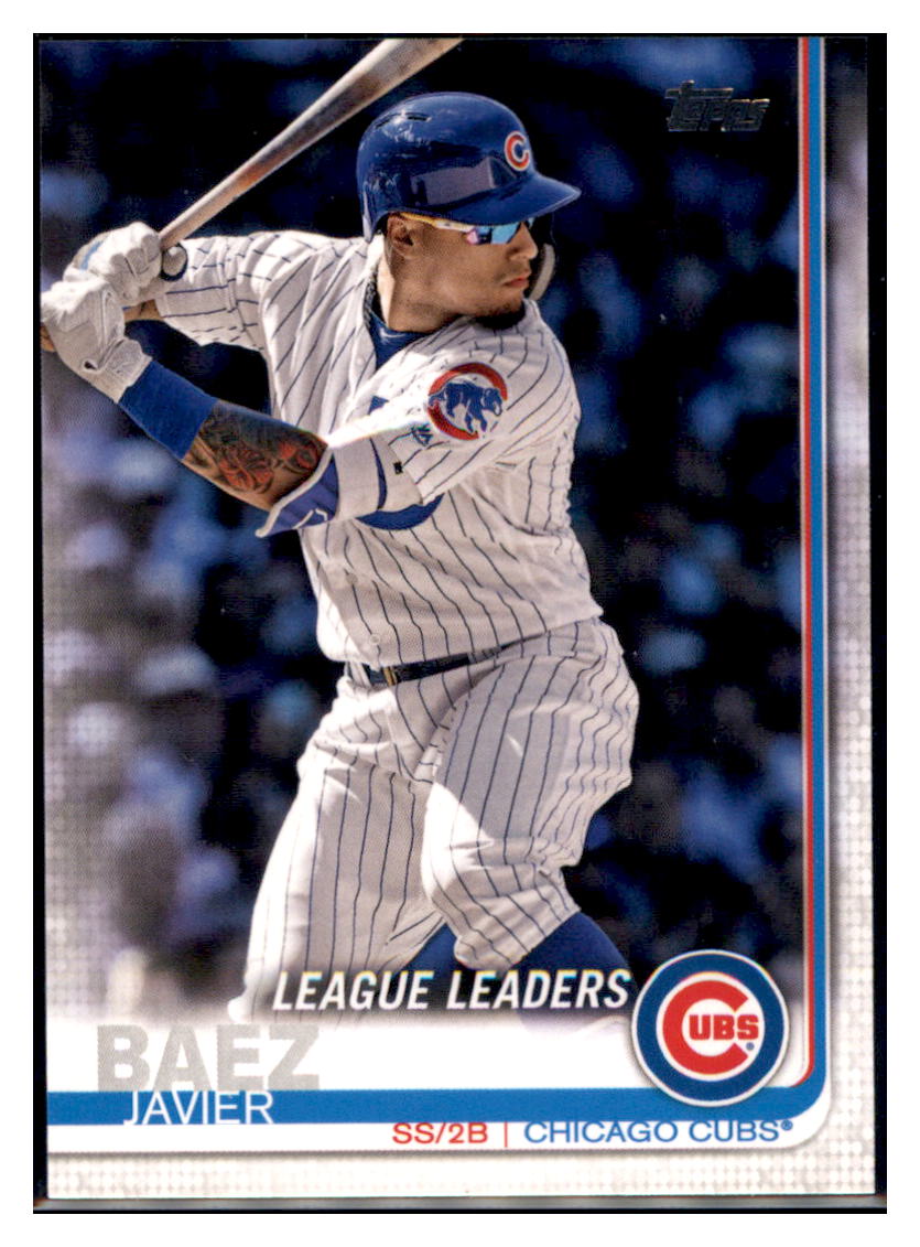 2019 Topps Javier Baez 150th
 Anniversary LL Chicago Cubs Baseball Card NMBU1 simple Xclusive Collectibles   