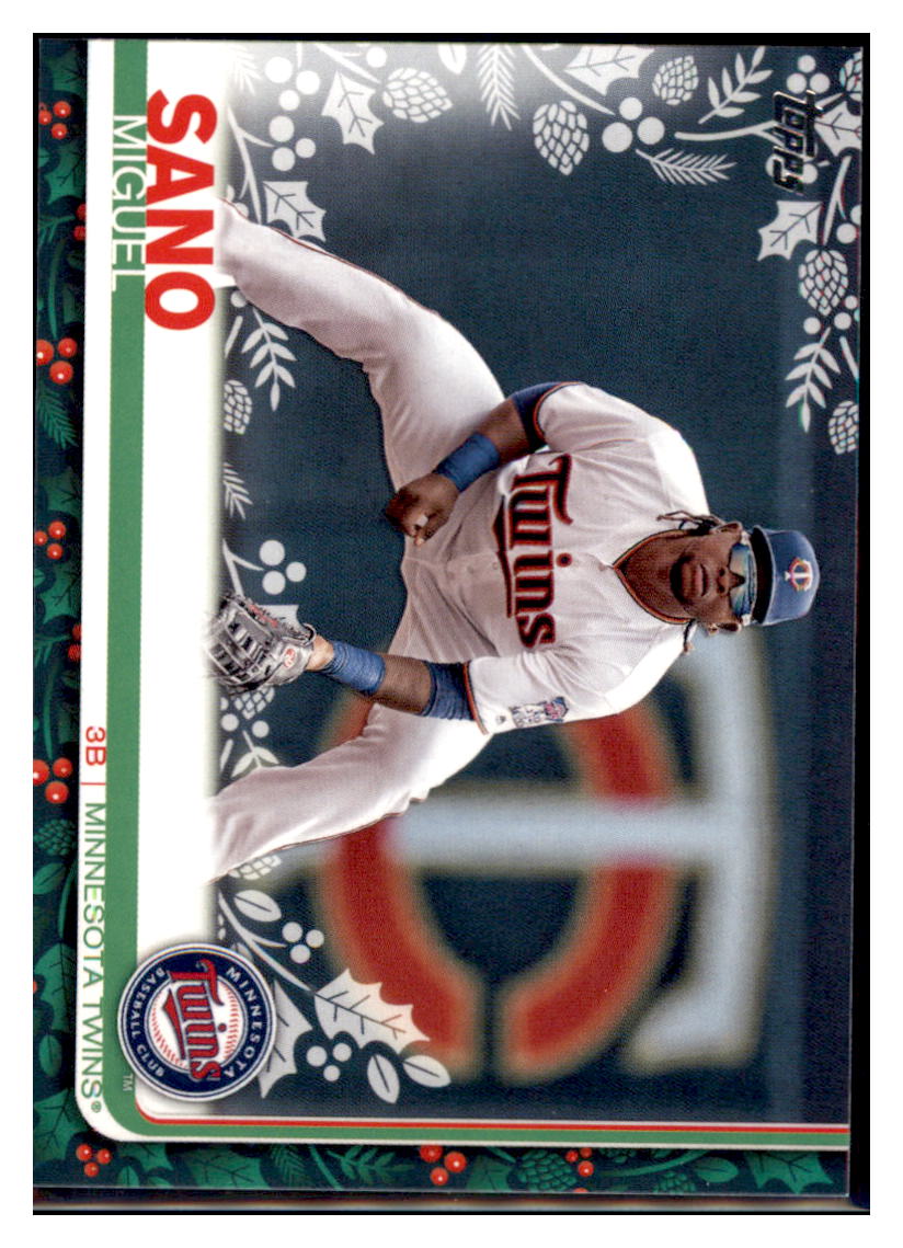 2019 Topps Holiday Miguel
 Sano Minnesota Twins Baseball Card NMBU1_1b simple Xclusive Collectibles   