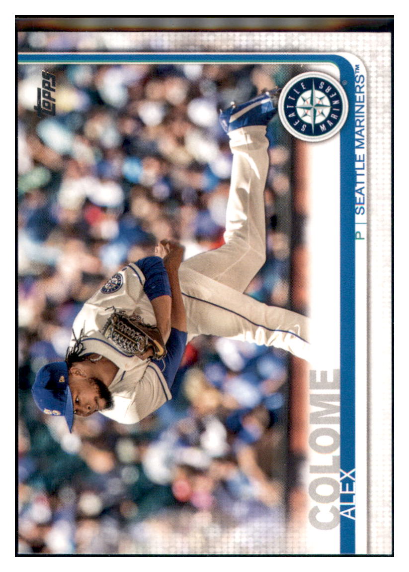 2019 Topps Alex Colome Seattle Mariners Baseball Card NMBU1_1b simple Xclusive Collectibles   