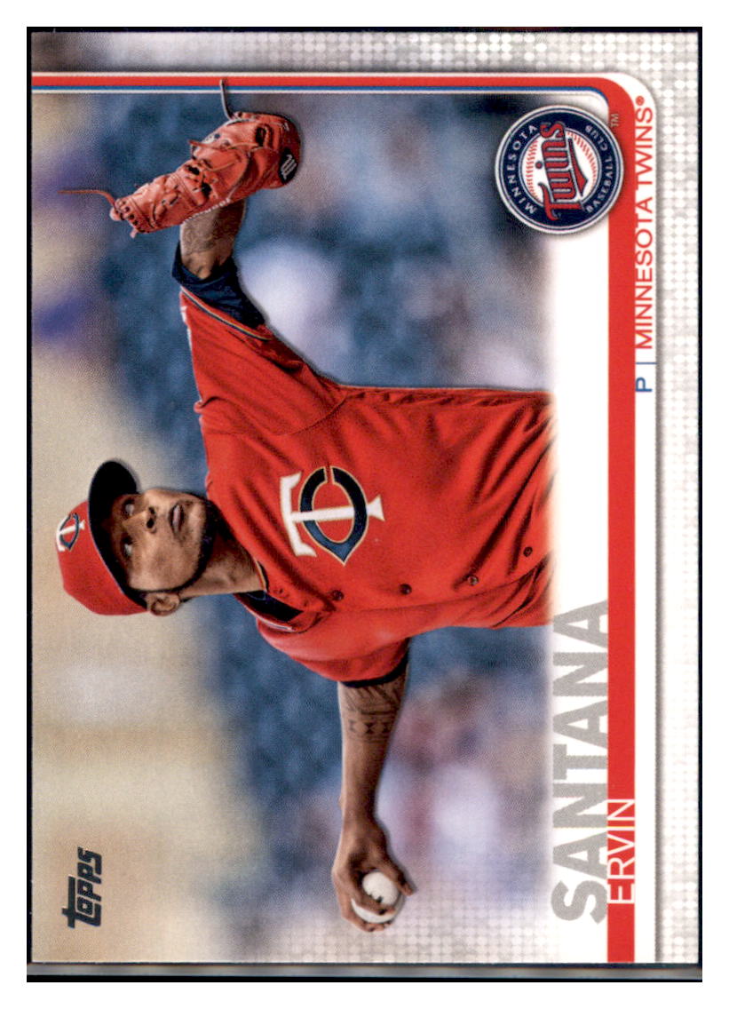 2019 Topps Ervin
 Santana Minnesota Twins Baseball Card NMBU1_1a simple Xclusive Collectibles   