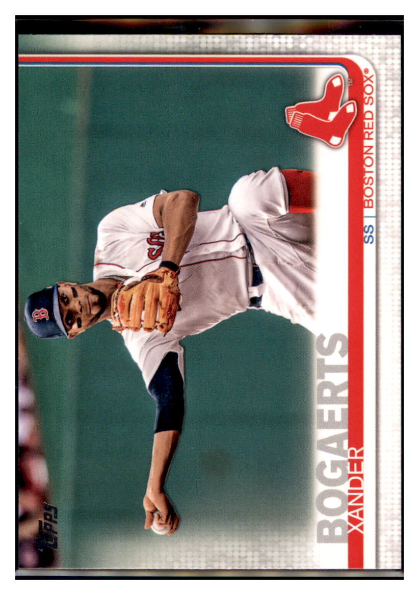 2019 Topps Xander
 Bogaerts Boston Red Sox Baseball Card NMBU1_1a simple Xclusive Collectibles   