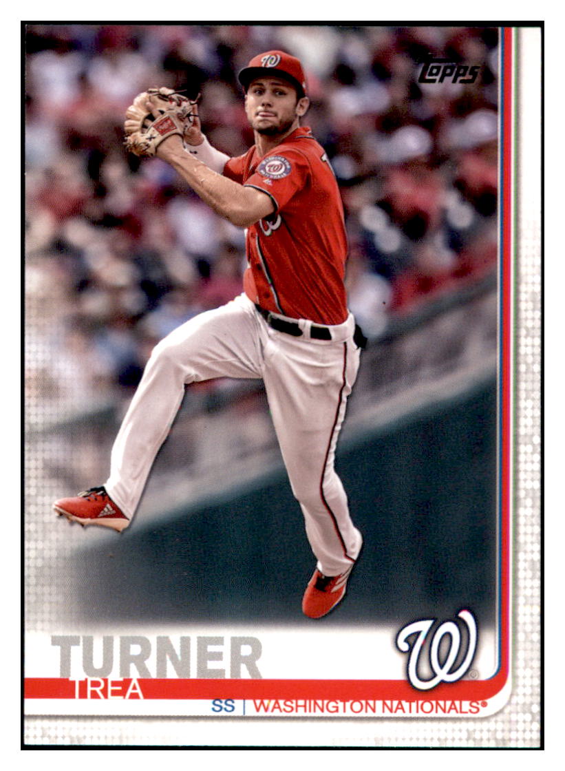 2019
  Topps Chrome Trea Turner Refractor 
  Washington Nationals Baseball Card NMBU2 simple Xclusive Collectibles   
