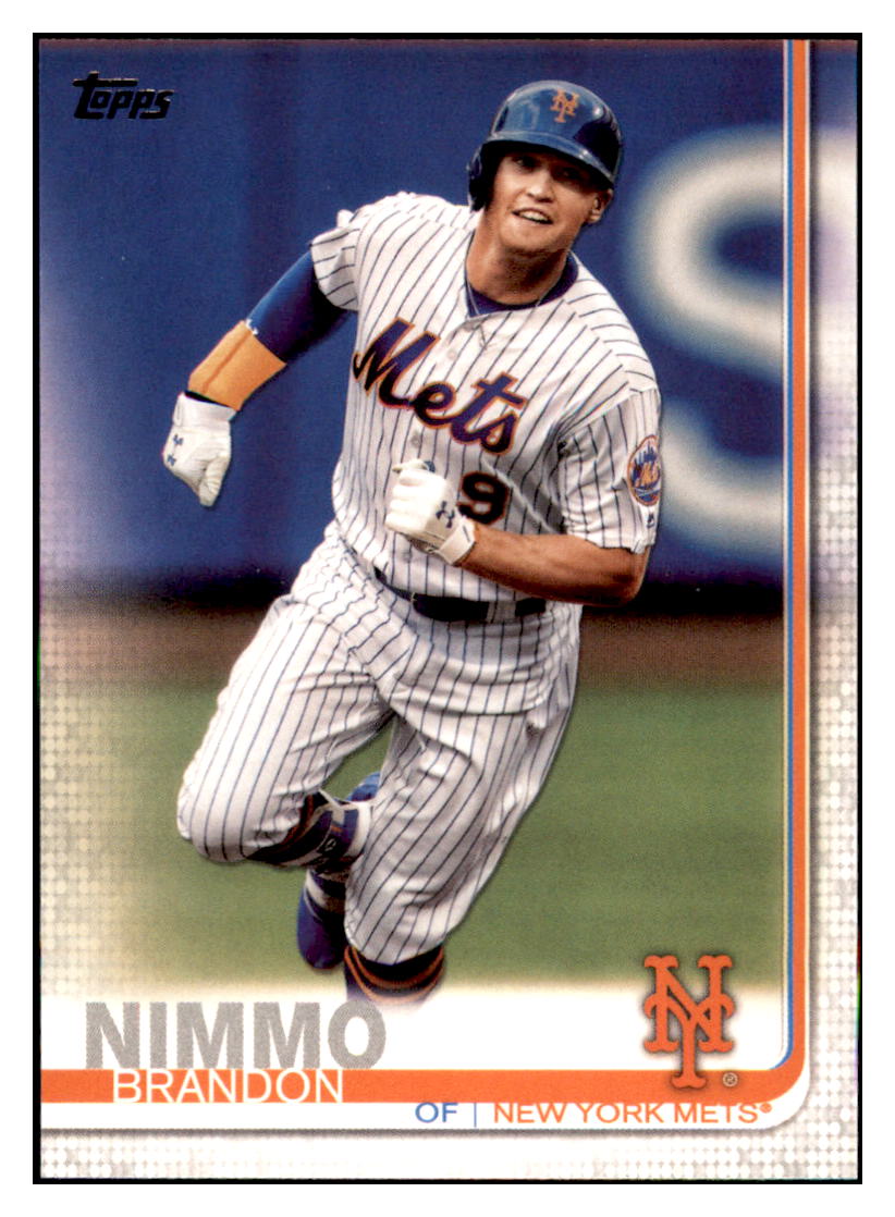 2019 Topps Brandon
  Nimmo   New York Mets Baseball Card
  NMBU3 simple Xclusive Collectibles   