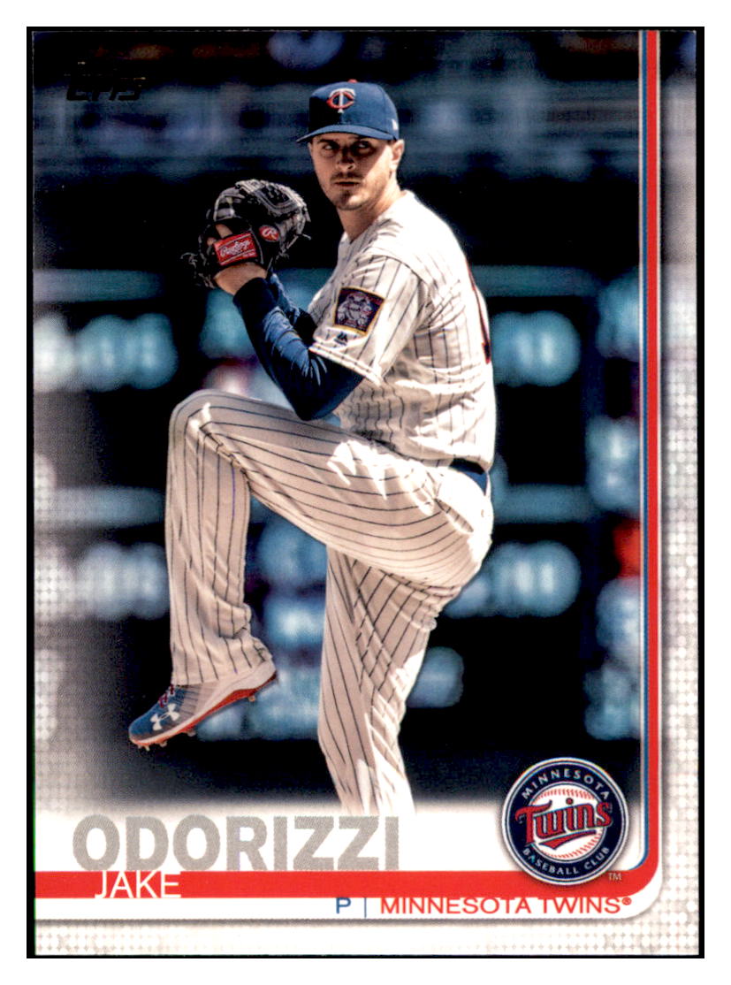 2019 Topps Jake
  Odorizzi   Minnesota Twins Baseball
  Card NMBU3 simple Xclusive Collectibles   