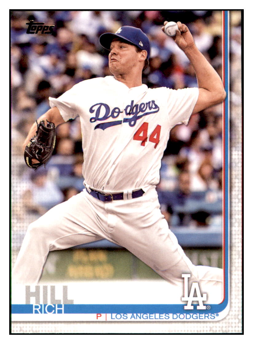 2019 Topps Rich Hill Los Angeles Dodgers Baseball Card
  NMBU3 simple Xclusive Collectibles   