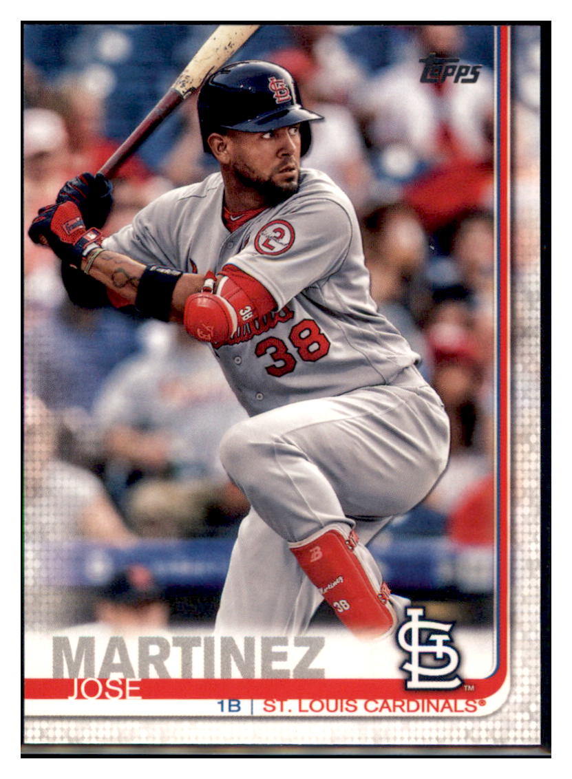 2019 Topps Jose
  Martinez   St. Louis Cardinals Baseball
  Card NMBU3_1b simple Xclusive Collectibles   