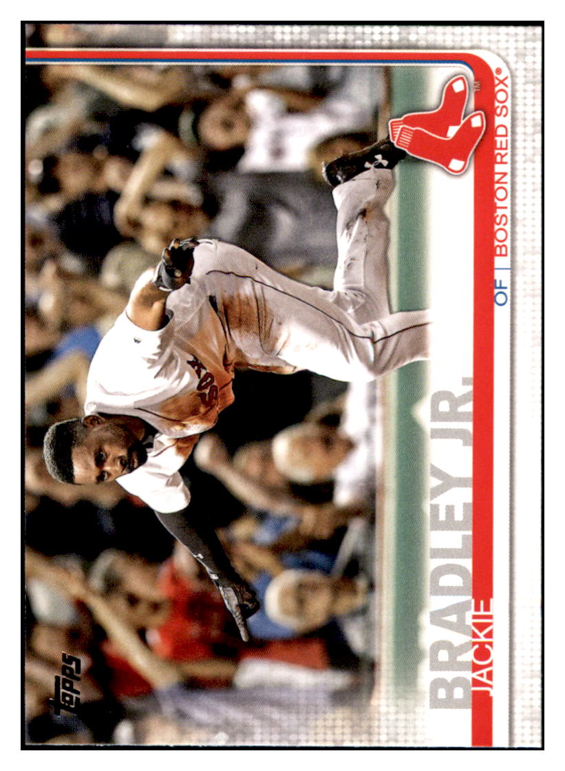 2019 Topps Jackie Bradley
  Jr.   Boston Red Sox Baseball Card
  NMBU3_1a simple Xclusive Collectibles   