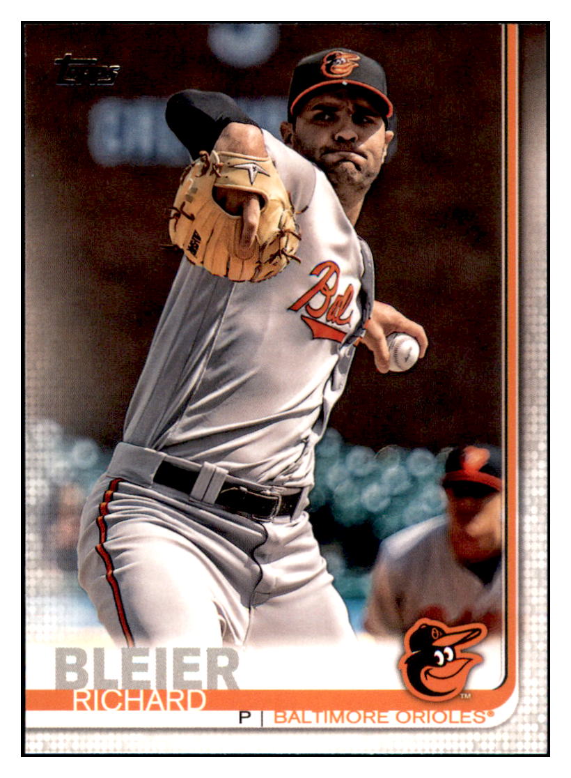 2019 Topps Richard
  Bleier   Baltimore Orioles Baseball
  Card NMBU3_1a simple Xclusive Collectibles   
