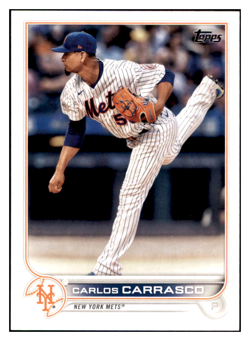 2022
  Topps Carlos Carrasco   New York Mets
  Baseball Card MLSB1 simple Xclusive Collectibles   
