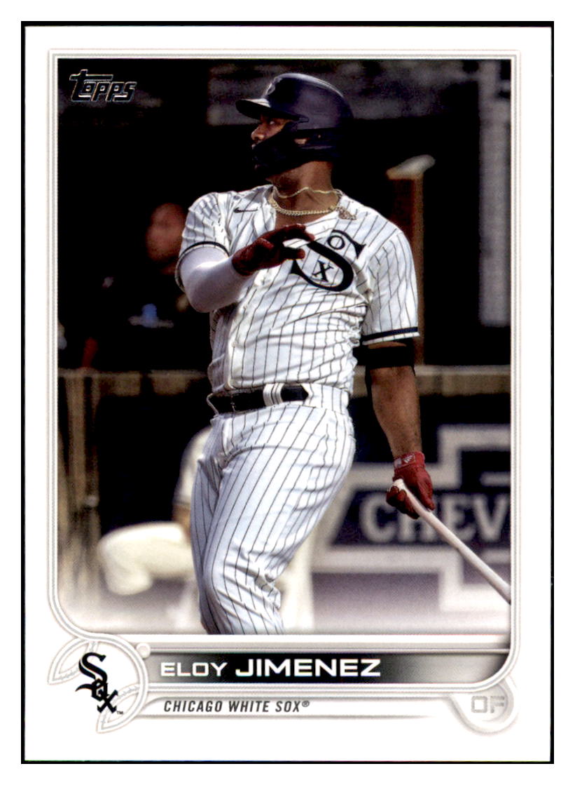 2022
  Topps Eloy Jimenez   Chicago White Sox
  Baseball Card MLSB1 simple Xclusive Collectibles   