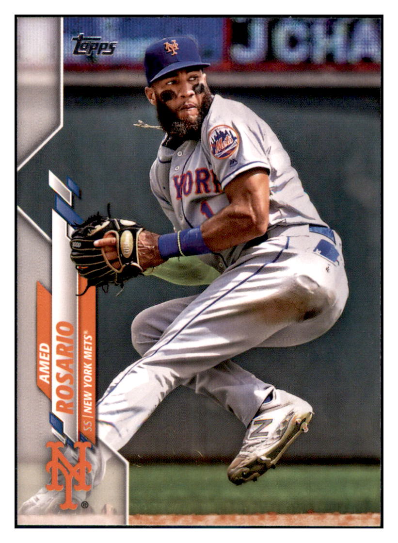 2020
  Topps New York Mets Amed Rosario   New
  York Mets Baseball Card MLSB1 simple Xclusive Collectibles   