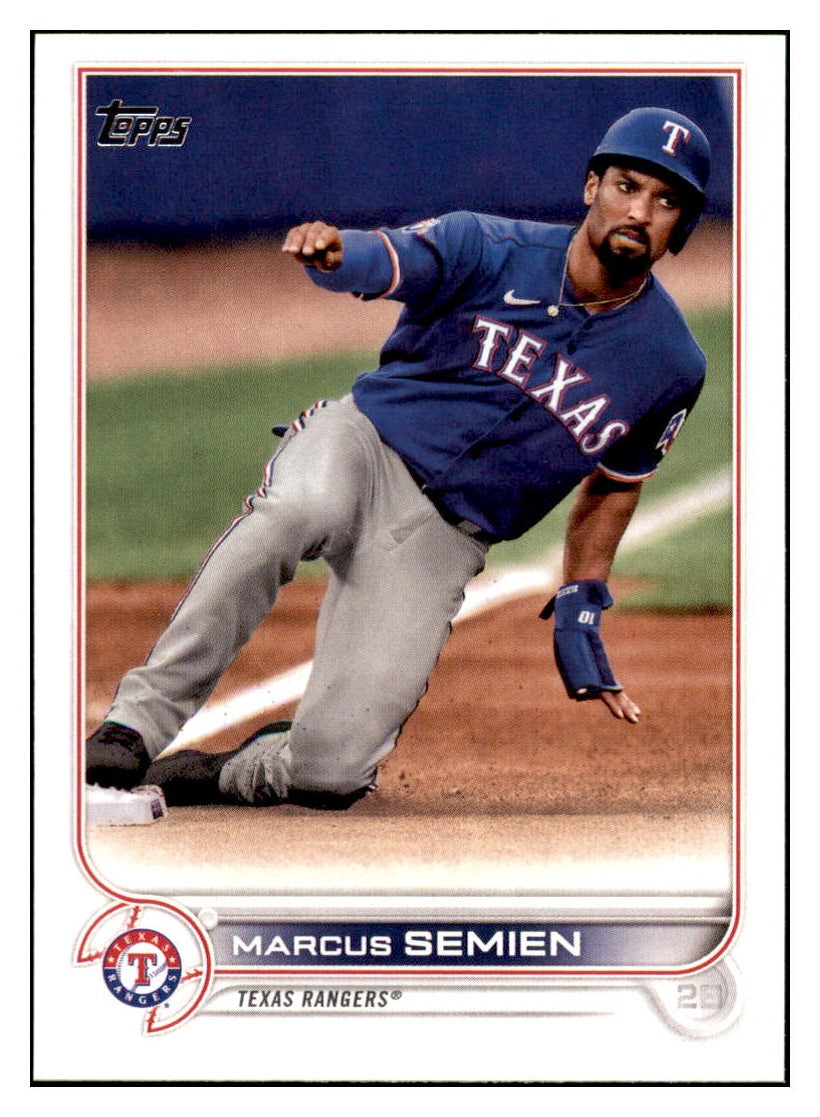 2022
  Topps Marcus Semien All-Star Game Stamped 
  Texas Rangers Baseball Card MLSB1 simple Xclusive Collectibles   