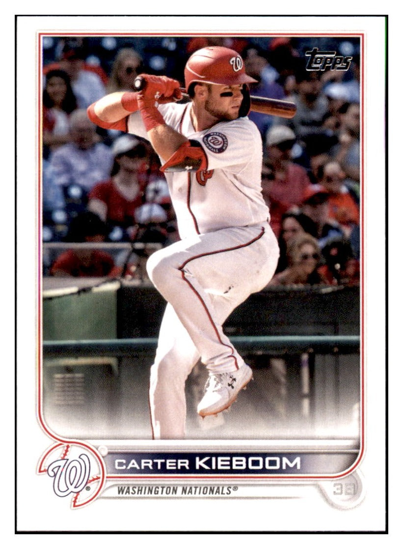 2022
  Topps Carter Kieboom   Washington
  Nationals Baseball Card MLSB1 simple Xclusive Collectibles   