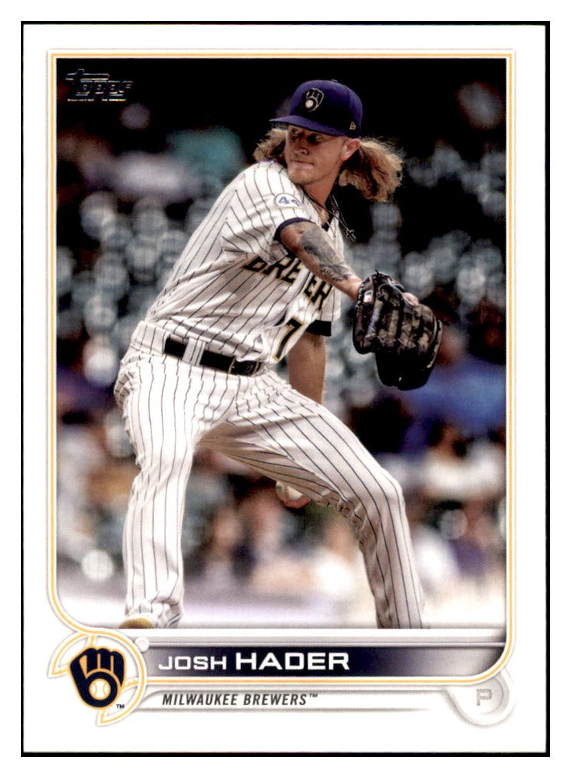2022
  Topps Josh Hader   Milwaukee Brewers
  Baseball Card MLSB1 simple Xclusive Collectibles   