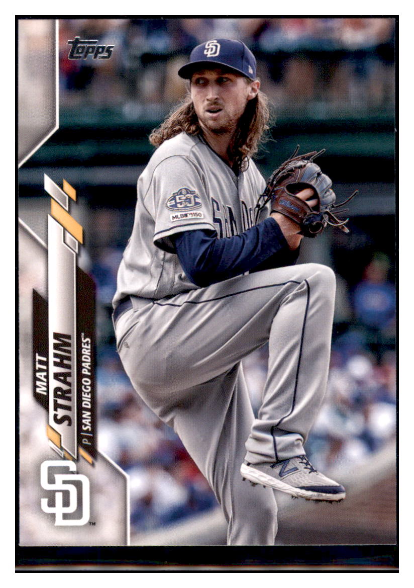 2020
  Topps Matt Strahm   San Diego Padres
  Baseball Card MLSB1 simple Xclusive Collectibles   