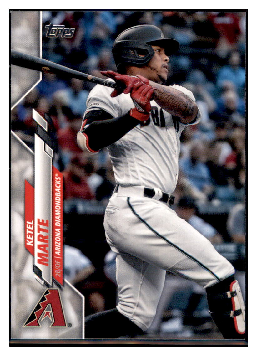 2020
  Topps Ketel Marte   Arizona
  Diamondbacks Baseball Card MLSB1 simple Xclusive Collectibles   