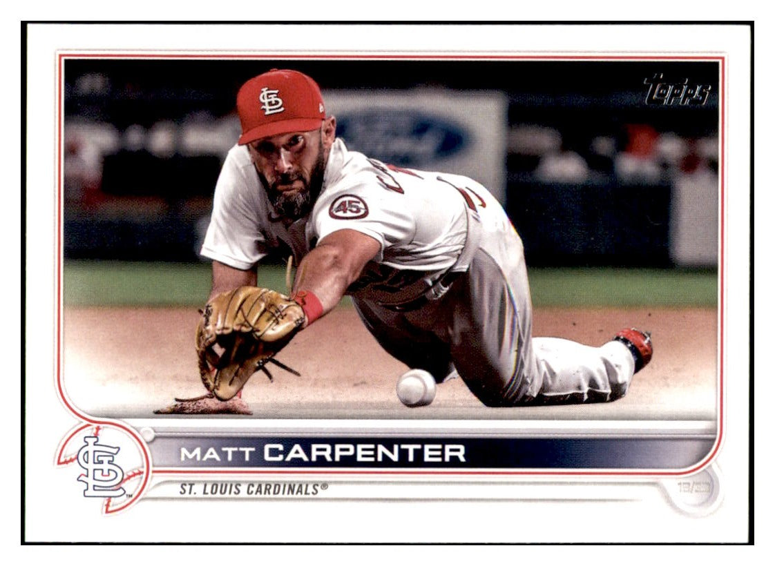 2022
  Topps Matt Carpenter   St. Louis
  Cardinals Baseball Card MLSB1 simple Xclusive Collectibles   