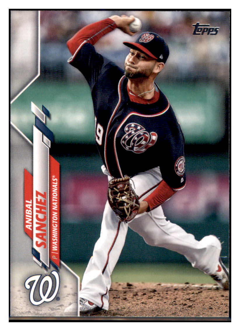 2020
  Topps Anibal Sanchez   Washington
  Nationals Baseball Card MLSB1 simple Xclusive Collectibles   