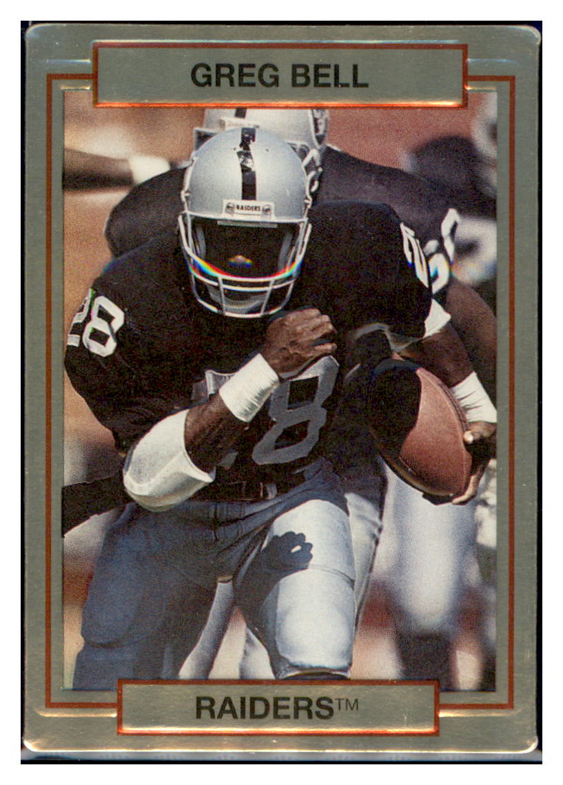 1990
Action Packed Rookie Update Greg Bell  
  Los Angeles Raiders Football Card VFBMA simple Xclusive Collectibles   